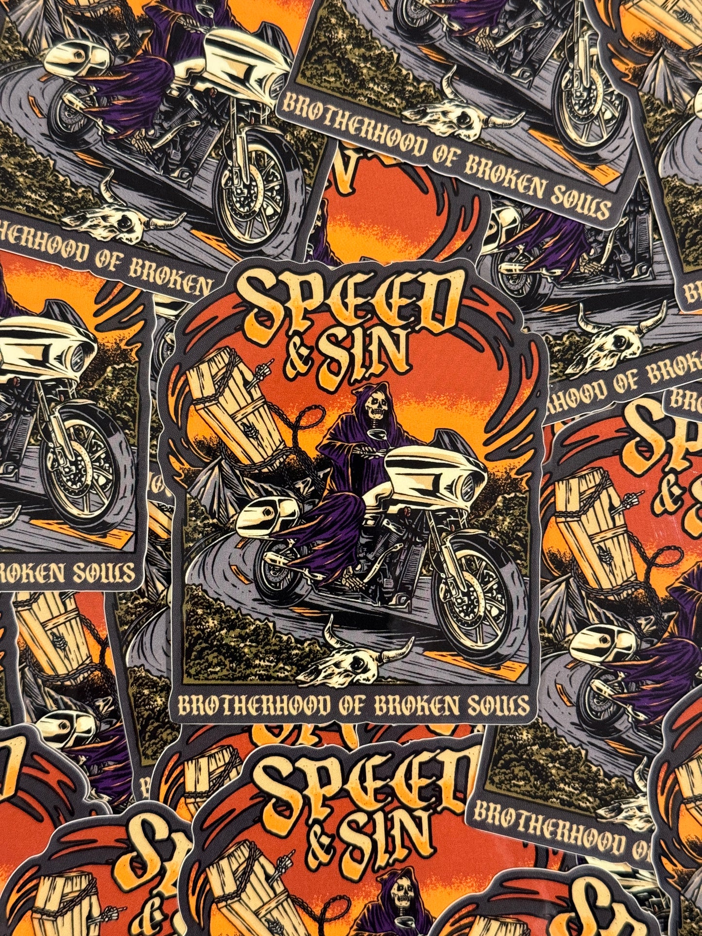 Coffin Dragger Sticker