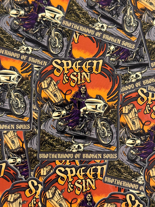 Coffin Dragger Sticker